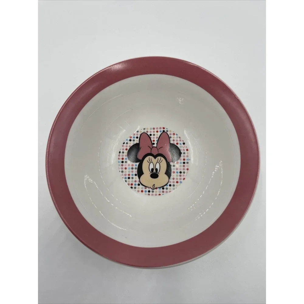 Authentic Disney Minnie Mouse Love Ceramic‎ Bowl 7